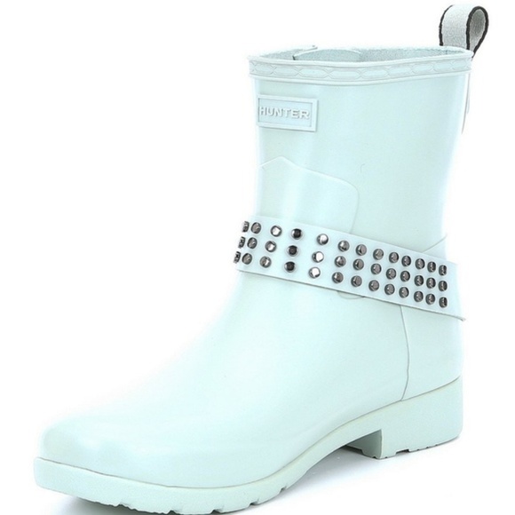 Hunter women 8 Refined Stud waterproof biker boot - Picture 4 of 4